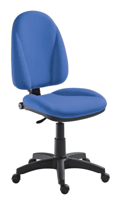 444/MEK židle kancelářská, koženka AN 067 - koženka nebeská modrá